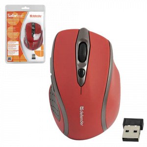 Мышь беспроводная DEFENDER Safari MM-675, USB, 5 кнопок +1ко