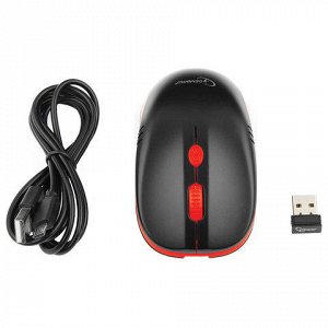 Мышь беспроводная GEMBIRD MUSW-350, USB, встроен.аккум., 3кн