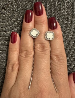 Серьги серебро + эмаль