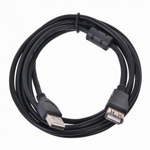 Кабель-удлинитель USB 2.0 1,8м CABLEXPERT, M-F, 1 фильтр, дл