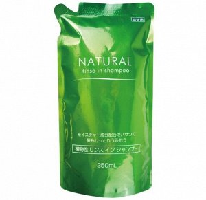 Шампунь - кондиционер для волос NAGARA 2 в 1,  350 мл, мягкая упаковка. Япония