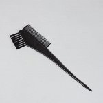 Расчёска для окрашивания, 20 × 6 см, цвет чёрный