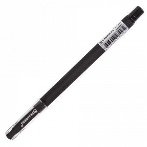 Ручка шариковая масляная BRAUBERG Matt, корпус черный, узел