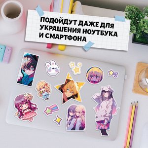 Аниме - стикеры «Звёздные мечты», более 100 наклеек
