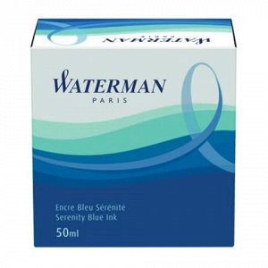 Чернила WATERMAN (Франция) 50 мл, S0110720, синие