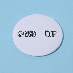 Зеркало «QF», d = 7 см, цвет белый