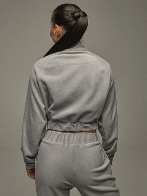 Кофта из флиса Plush Grey на молнии