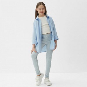 Легинсы для девочки MINAKU: Casual Collection KIDS, голубые.