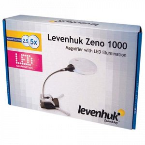 Лупа LEVENHUK Zeno 1000, увеличение х2,5/х5, диаметр линз 88