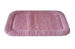 "ZALEL"LUX BORDER" Коврик для ванной "Plush" 60х100см, цв.розовый