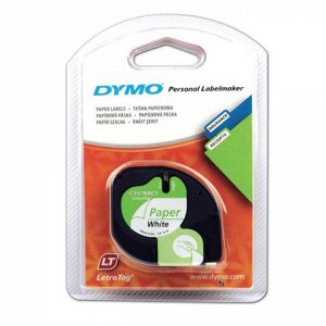 Картридж для принтеров этикеток DYMO LetraTag 12мм*4м  лента