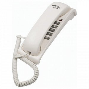 Телефон RITMIX RT-007 white, световая индикация звонка, мело