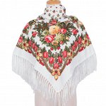 Платок с узором 110х110 см