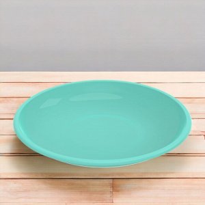 Тарелка десертная пластиковая для пикника (блюдо)  D-19,5см