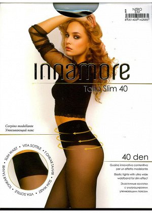 Innamore Talia Slim колготки с моделир. трусиками 40 den nero р.2 (S) 1 шт / 8шт / 142554