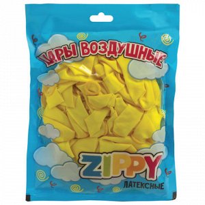 Шары воздушные ZIPPY (ЗИППИ) 10&quot; (25см), КОМПЛЕКТ 50шт., нео