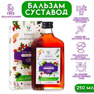 Бальзам Алтайские Травы «Суставод» в помощь работе суставам, 250 мл стекло