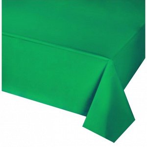 Скатерть полиэтилен 140 х275 см цвет зеленый