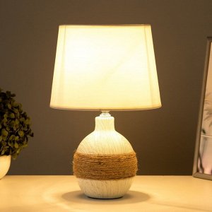 Лампа настольная с абажуром «Шпагат» Е14 23x23x34 см