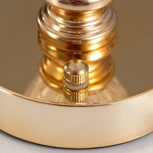 Настольная лампа сенсорная "Гела" LED 10Вт АКБ золото 15х15х30 см