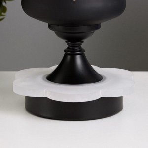 Аромалампа с подсветкой «Листья» GU10 35 Вт+RGB черный 11x11x23 см