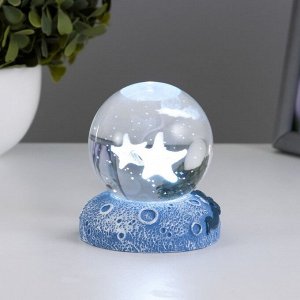 Фигурка светящаяся RISALUX «Морская звезда», LED-ночник, 1 Вт, USB, 6x6x8см