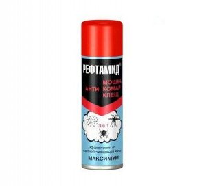 РЕФТАМИД Максимум (от комаров, клещей, мошки)  147мл.  3в1