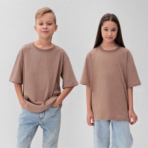 Футболка детская MINAKU, бежевая.