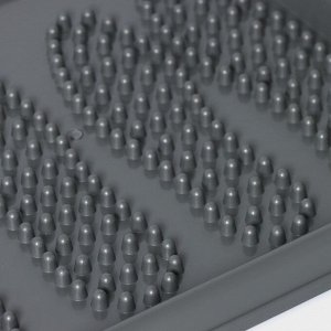 Лоток для обуви малый Darel plastic, 43.5x39 см, пластик, серый