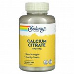 Кальций SOLARAY Calcium Citrate 1000 мг - 120 капс.