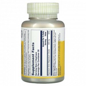 Магний SOLARAY Magnesium Citrate 130мг - 90 капс