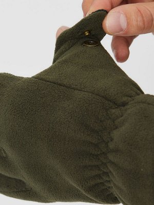 Зимний камуфляжный Перчатки (хаки) из флиса