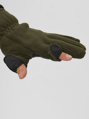 Зимние перчатки (хаки) из флиса