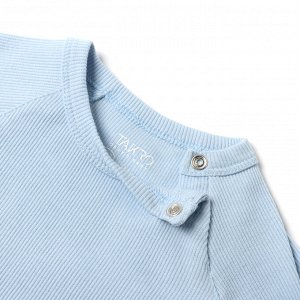 Комплект детский (футболка/штанишки), цвет голубой, рост 68-74 (6-9 мес )