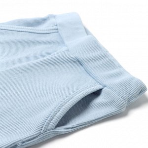 Комплект детский (футболка/штанишки), цвет голубой, рост 74-80 (9 -12 м)