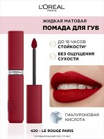 L&#039;OREAL Infaillible Matte Resistance Жидкая матовая помада №420 Le Rouge Paris