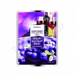 DEOPROCE COLOR SYNERGY EFFECT SHEET MASK Purple Тканевая маска &quot;Черника и Красный виноград&quot;