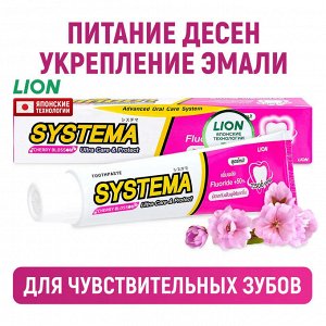 LION "Система" Зубная паста  - 40гр  "Вишня в цвету" (Cherry Blossom) /72шт/ Таиланд НОВИНКА!!