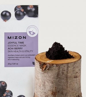 Тканевая маска для лица с экстрактом ягод асаи Mizon Joyful Time Essence Mask Acai Berry, 23гр