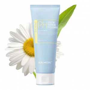 Успокаивающий гель для умывания с азуленом и церамидами SUR. MEDIC+ Azulene Soothing pH Cleanser