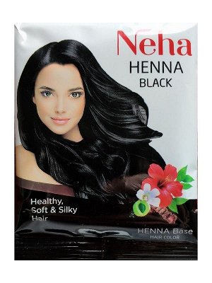 Neha Herbals Hair Colour Black 10g*10 Sachet/ Краска для Волос (Черный) 10г*10 пакетик