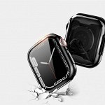 Чехол Watch 7/8 45mm Dux Ducis Samo Series Soft TPU (черный)