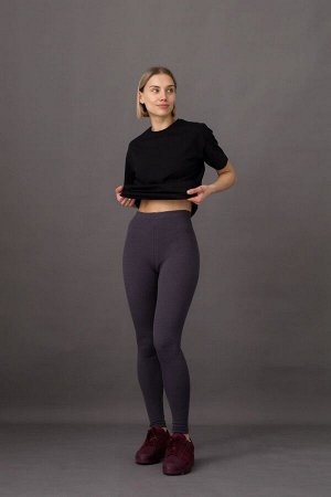 Лосины женские Рубчик графит
