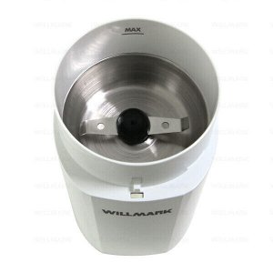 Кофемолка WILLMARK WCG-215 (180Вт, 60г., прозрачная крышка, ротационный нож)