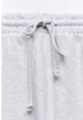 ДЖОГГЕРЫ WIDE LEG ИЗ МЯГКОЙ ТКАНИ арт. 8417303, светло-серый