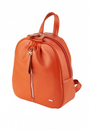 Рюкзак натуральная кожа оранжевый