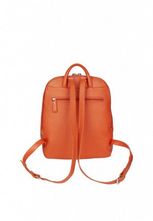Рюкзак натуральная кожа оранжевый, 78676
