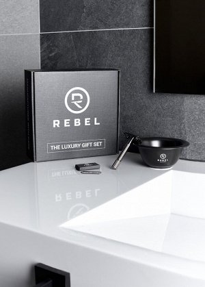 Подарочный набор REBEL BARBER Compact Midnight Black