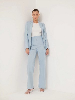 Брюки широкого кроя. Лен 50%