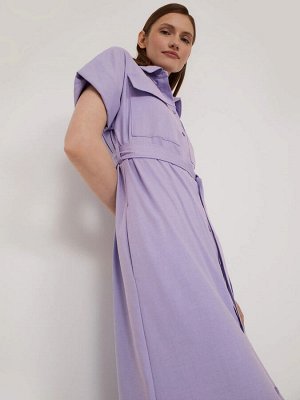 EMKA Платье рубашечного кроя  цвет: Сиреневый PL1162/kalina